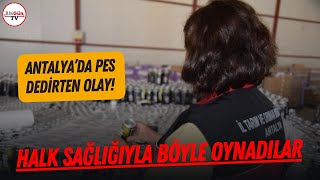 Antalya'da pes dedirten skandal! Gıdaların son kullanma tarihini silip yeniden yazdılar