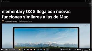 elementary OS 8.0 - Novedades