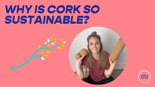 Why is cork such a sustainable material?