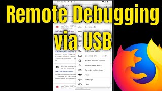 How to Enable/Disable Remote Debugging via USB in Firefox Android [Mobile]