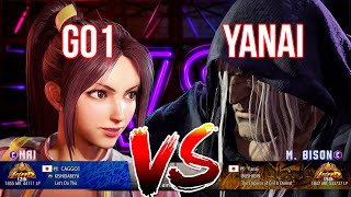 Street Fighter 6 🔥 GO1 (Mai) Vs Yanai (#2 Ranked M.Bison) 🔥 SF6 High Level Matches!