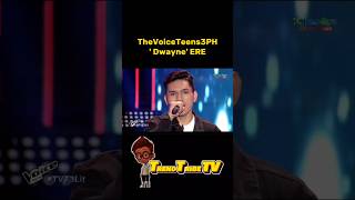 TheVoiceTeens3PH | Blind Auditions | ERE | Dwayne #shorts #shortsfeed