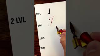 letter J 4 Style #calligraphy #handwriting #art