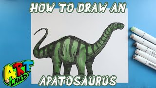 How to Draw an APATOSAURUS