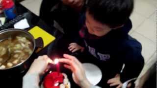 Aiden Birthday With Angry Bird Brithday Cake (part-1)