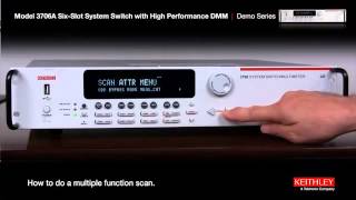 Keithley Model 3706A Six Slot System Switch with High Performance DMM Demo - Series 2