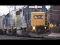 conrail shared assets train csx leads ca 51 in hd