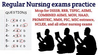 Nursing exams | Nurse | Nursing | MCQs | Multiple choice questions