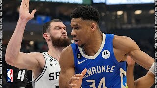 San Antonio Spurs vs Milwaukee Bucks - Full Game Highlights | March 22, 2023 | 2022-23 NBA Season