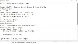 Perl Query String Program