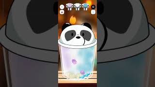 Cocktails in Diy Boba #diyboba #gaming #simulator #grimace #cocktail #buffet #gameplay #grimaceshake