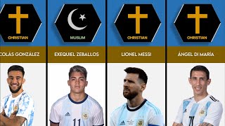 Religion of Argentina Football Players 🇦🇷 Muslim Christian Buddhism ☪️✝️🕉️