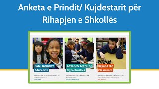 (Albanian) Anketa e Prindit/ Kujdestarit për Rihapjen e Shkollës (Reopening Family Survey)