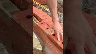 Кладка облицовки/ Строительство #construction #стройка #diy