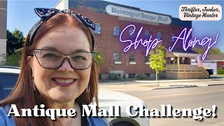 Antique Mall Shopping CHALLENGE | Shop With Me! | Thrifter Junker Vintage Hunter