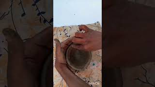 মাটি দিয়ে ফুলের টপ। Flower tub with soil #short video#diy # new #song