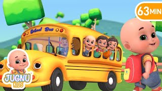 Wheels On The Bus + Baby Shark | More Kids Songs & Nursery Rhymes By Jugnu Kids