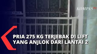 Pria 275 Kg Dievakuasi Usai Jatuh Bersama Lift Dirumahnya Gara-Gara Kawat Sling Putus!