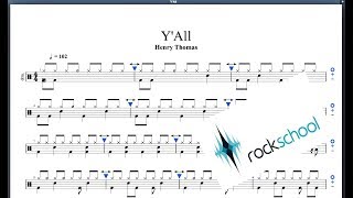 Y'All Rockschool Grade 2 Drums