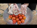 Braised Chitterlings with Tomato | Chitlins Cooking and Eating | Kdeb Sister