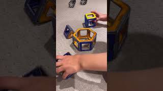 Design \u0026 build magformers for kids #magformers #magnet #toys #shorts #shortvideo #kids #kidstoys