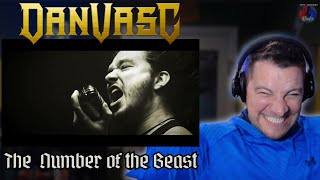 Dan Vasc "The Number of the Beast" 🇧🇷 Official Cover Video | A DaneBramage Rocks Reaction FIRST!