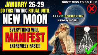 ✅Do This TANTRIC MANIFESTATION Ritual Until 29 Jan New Moon 2025 To Manifest Miracles