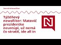 týždňový newsfilter  matovič prezidentke neustúpi už nemá čo stratiť ide all in