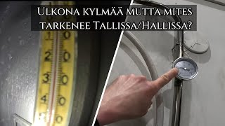 12.12.2022 Pakkanen -24 | Tallissa ompi mitä?