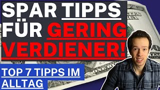 GELD SPAREN als Geringverdiener: 7 Top Spartipps, um mehr Geld im Alltag zu sparen! FrugalismusToGo!