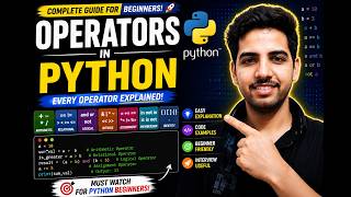 Python Operators Finally Made Easy for Beginners