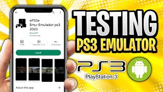 NEW 🔥 PS3 EMULATOR FOR ANDROID FROM PLAYSTORE - The Truth | ePS3e Review