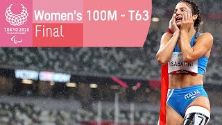 Women's 100M - T63 | Final | Athletics | Tokyo 2020 Paralympic Games