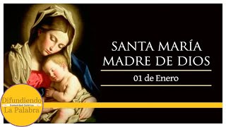 ✝️ El Santo Del Día De Hoy 1 De Enero  ✝️ Solemnidad de María Madre de Dios ✝️ @difundiendolapalabra