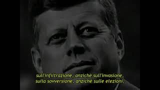 J.F. Kennedy il discorso che gli costò la Vita. Ascoltate in religioso silenzio.