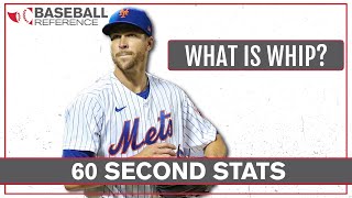 What is WHIP in Baseball and the MLB? ⚾ | 60 Second Baseball Stats Tutorial