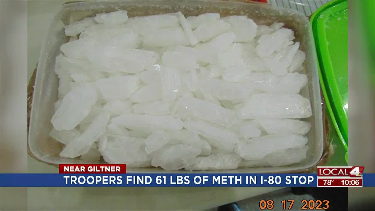 Troopers Find 61 Pounds Of Meth In 1-80 Stop - YouTube