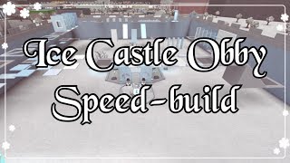 Bloxburg Ice Castle Obby Speed Build
