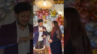 Birthday Surprise For Him 🥹♥️ #shorts #trendingshorts #couple #love #viral #meghachaube