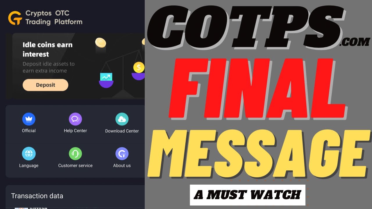 Cotps Final Message Youtube