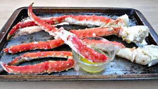 King Crab Legs Baked, Grilled or Steamed - PoorMansGourmet