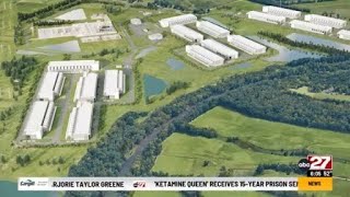 Data center under construction in Cumberland County