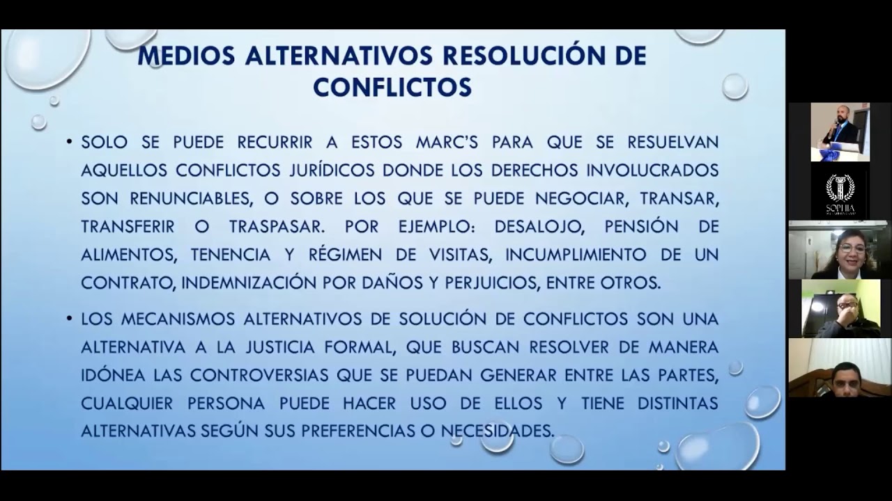 MEDIOS ALTERNATIVOS DE RESOLUCIÓN DE CONFLICTOS - YouTube