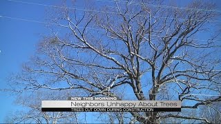 Neighbors unhappy about trees