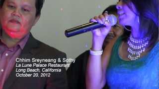 Chhim Sreyneang \u0026 Sothy sing Cambodian duet \