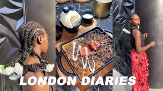 London Diaries: GRWM \u0026 New Hairstyle, Giorgio Armani, Bday meal Vlog  | Marion Oke