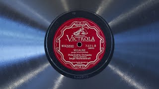 Vocalise • The Philadelphia Orchestra; Sergei Rachmaninoff (EMG Mark Xb Oversize Gramophone)