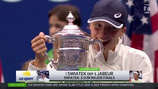 Tennis Channel Live: Iga Swiatek Wins 2022 US Open