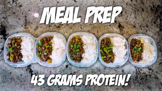 MEAL PREP FOR FAT LOSS IN UNDER 45 MINUTES! | High Protein Teriyaki Beef Meal Prep Bowls!