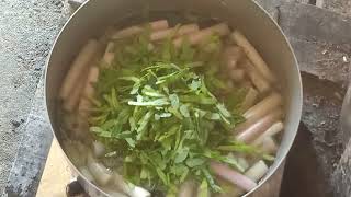 សម្លម្ជូរព្រលិតងាយៗ - Easy food - Je Heang #cooking